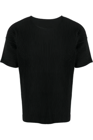 Issey Miyake Pleated short-sleeve T-shirt