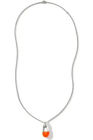John Hardy Sterling pebble pendant necklace