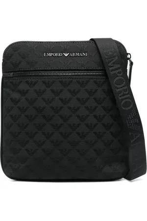 Emporio Armani Logo-jacquard messenger bag