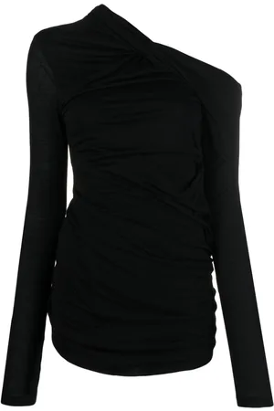 Helmut Lang Cold-shoulder twisted minidress