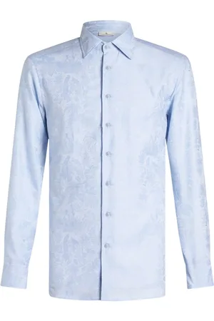 Etro Long-sleeve jacquard cotton shirt