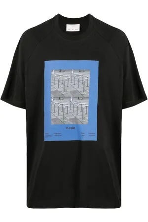 SONG FOR THE MUTE Graphic-print cotton T-shirt