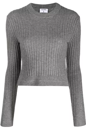 Filippa K Crew-neck ribbed wool sweatshirt