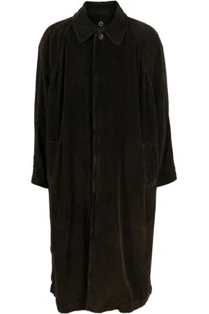 UMA WANG Single-breasted cotton coat