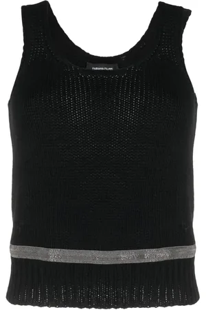Fabiana Filippi Virgin wool knitted top
