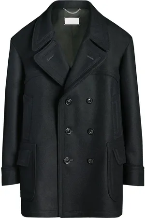 Maison Margiela Double-breasted wool-blend coat