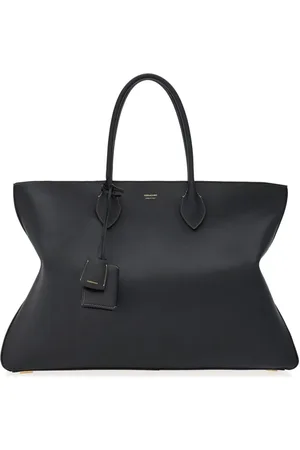 Salvatore Ferragamo Logo-stamp leather tote bag