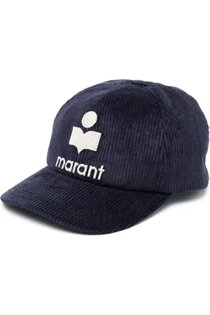 Isabel Marant Tyron logo-embroidered corduroy cap