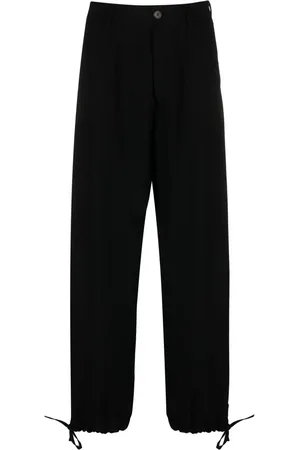 SOCIÉTÉ ANONYME Slogan-print straight-leg trousers
