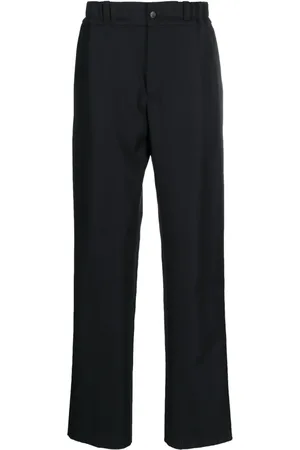 Lanvin Monogram cotton straight trousers