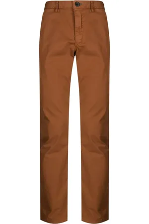 Paul Smith Straight-leg stretch-cotton trousers
