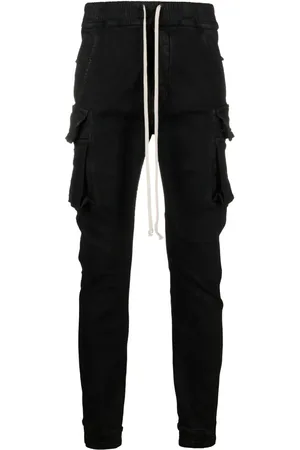 Rick Owens Mastodon drawstring slim-fit trousers