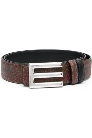Etro Paisley-print reversible belt