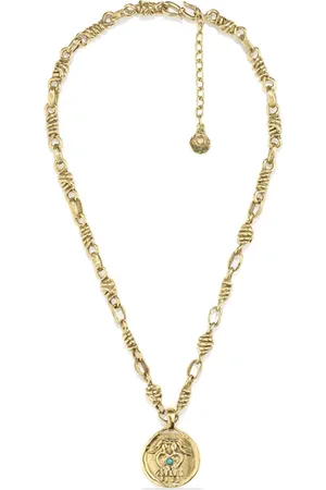 Goossens Talisman Gemini medal necklace