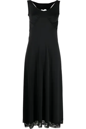 Natasha Zinko Cut-out detail ruched A-line dress