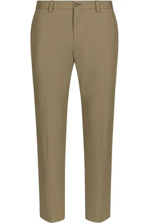 Dolce & Gabbana Mid-rise tapered chino trousers