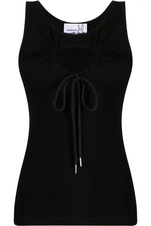 Natasha Zinko Heart cut-out sleeveless tank top