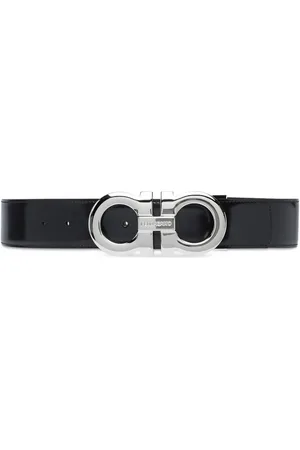 Salvatore Ferragamo Gancini reversible leather belt