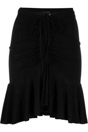 The Andamane Natasha ruched drawstring miniskirt