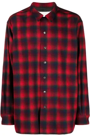 Maison Margiela X Pendleton checked wool shirt