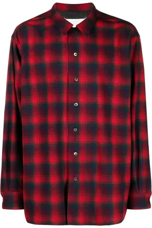 Maison Margiela X Pendleton checked wool shirt