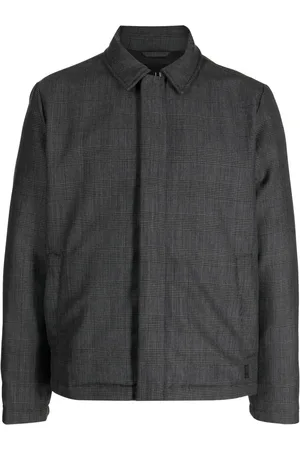 Dunhill Plaid-check pattern shirt jacket