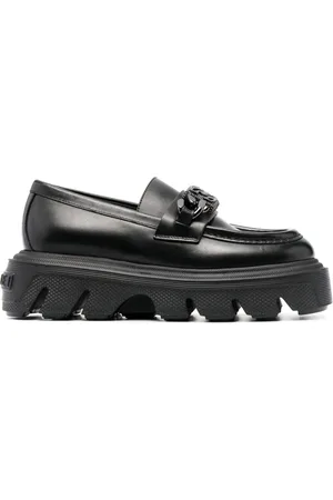 Casadei Logo-plaque leather loafers