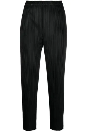 PLEATS PLEASE ISSEY MIYAKE Plissé cropped trousers