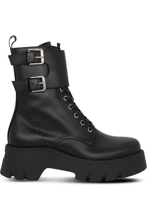Gianvito Rossi Marloe leather combat boots