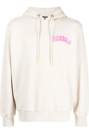 BARROW Logo-print cotton hoodie