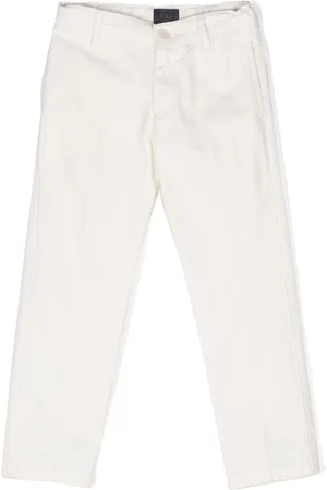 FAY Slim-cut cotton chino trousers