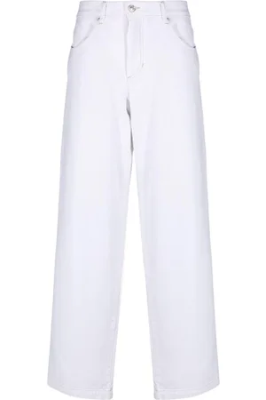 Isabel Marant Tonal-design straight-leg jeans