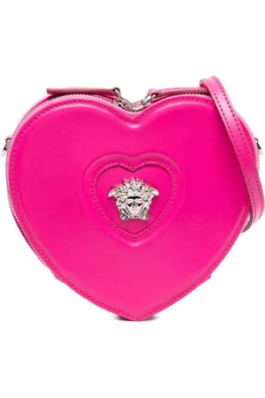 VERSACE Medusa Head-plaque leather shoulder bag