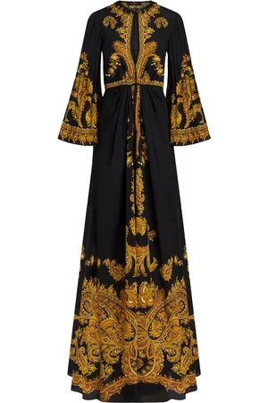Etro Paisley-print silk maxi dress
