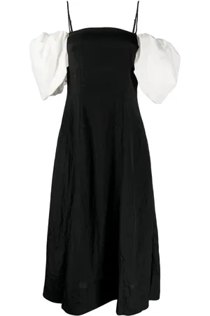 REJINA PYO Oksana puff-sleeve midi dress