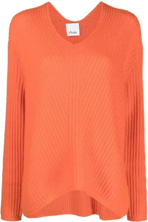 Allude Ribbed-knit cashmere sweatshirt