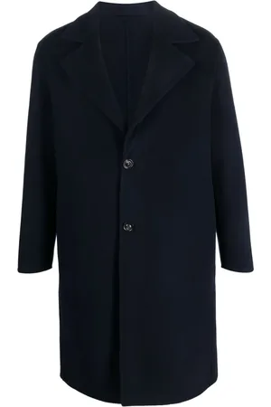 LARDINI Single-breasted wool-blend coat