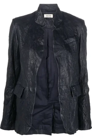 Zadig & Voltaire Verys Cuir Fr??isse leather jacket