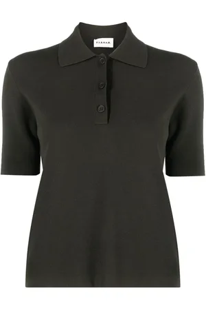 P.A.R.O.S.H. Short-sleeve knitted polo top