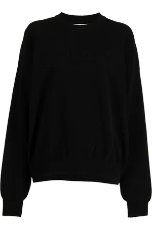 Alexander Wang Logo-embroidered ribbed sweater