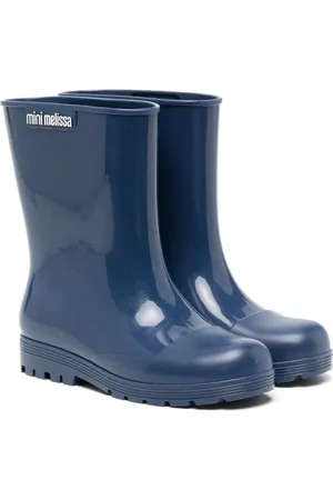 Melissa Raised logo-detail wellies