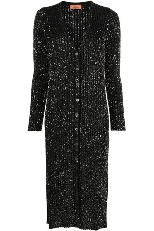 Missoni Metallic-threading long-line cardigan