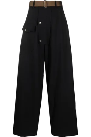 Plan C Wide-leg cargo trousers