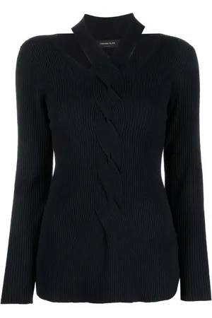 Fabiana Filippi Cut-out cable-knit detail jumper