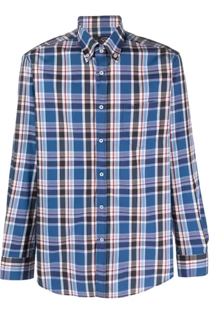 Paul & Shark Tartan-check organic-cotton shirt