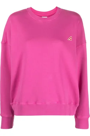 Autry Logo-patch cotton sweatshirt