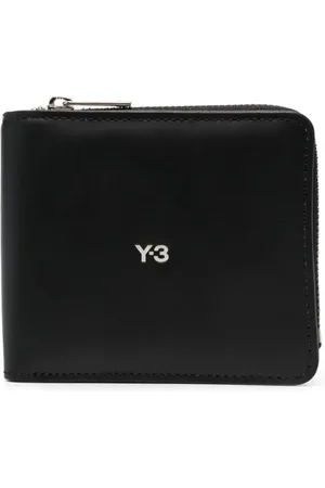 Y-3 Logo-print bi-fold wallet