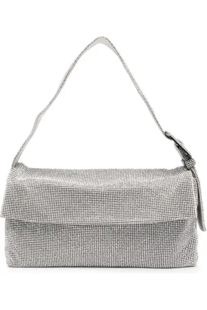 BENEDETTA BRUZZICHES Rhinestone-embellished shoulder bag