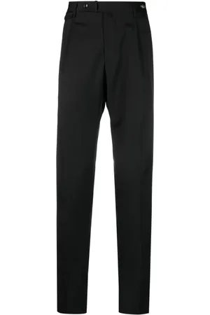 TAGLIATORE Logo-plaque slim-cut trousers