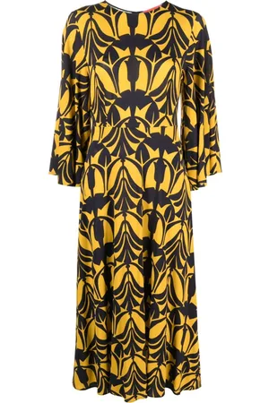 La DoubleJ Sorella printed midi dress